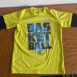 Champion Neon Yellow Long Sleeve Boys Shirt